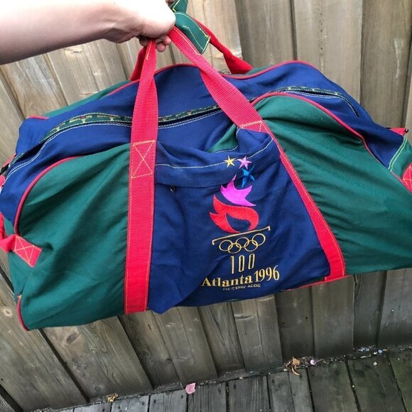 Vintage 1992 Atlanta 1996 Oylmpics Duffle Bag - Picture 7 of 13
